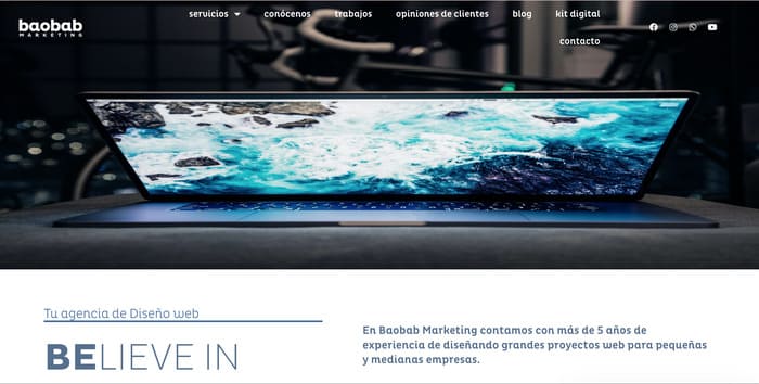 mejores agencias de diseno web alicante baobab marketing