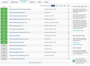 velocidad carga web gtmetrix structure